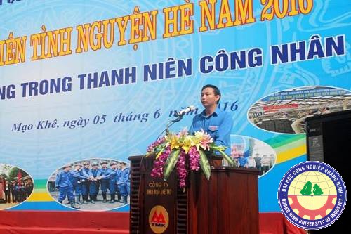 Đoàn trường ĐH Công nghiệp Quảng Ninh hưởng ứng chiến dịch Thanh niên tình nguyện hè 2016
