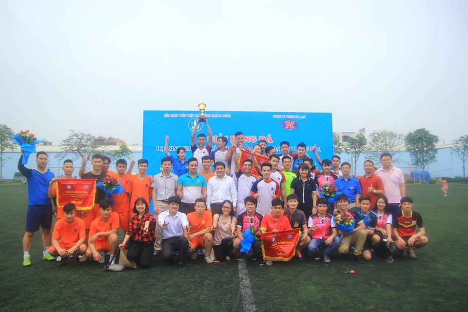 Đội tuyển Trường vô địch "Giải bóng đá Tỉnh Quảng Ninh 2017"