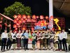 Lưu học sinh Lào trường Đại học Công nghiệp Quảng Ninh tham gia Chương trình văn nghệ chào mừng thành công cuộc Bầu cử đại biểu Quốc hội khóa XVI và Đại biểu HĐND các cấp nhiệm kỳ 2026-2031 tại Phường Mạo Khê