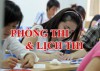 Lịch thi lại học kỳ 1 đợt học 1 năm học 2012-2013 các lớp tín chỉ Đại học K5 và cao đẳng K22