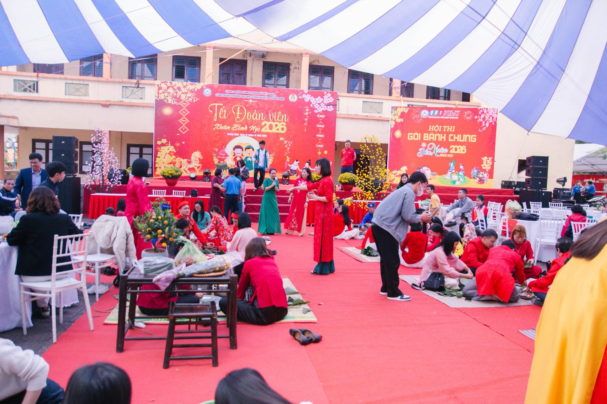 Công đoàn trường Đại học Công nghiệp Quảng Ninh tổ chức chương trình “Tết đoàn viên - Xuân yêu thương” Bính Ngọ 2026