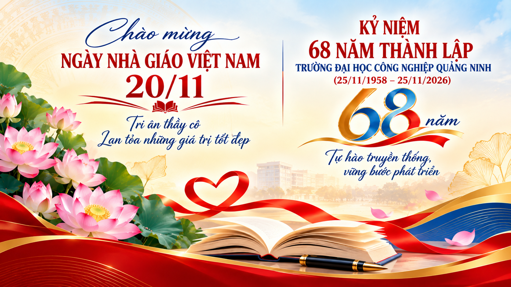 Phát huy tinh thần thi đua, lập thành tích chào mừng Ngày Nhà giáo Việt Nam 20/11 và 68 năm thành lập Trường Đại học Công nghiệp Quảng Ninh