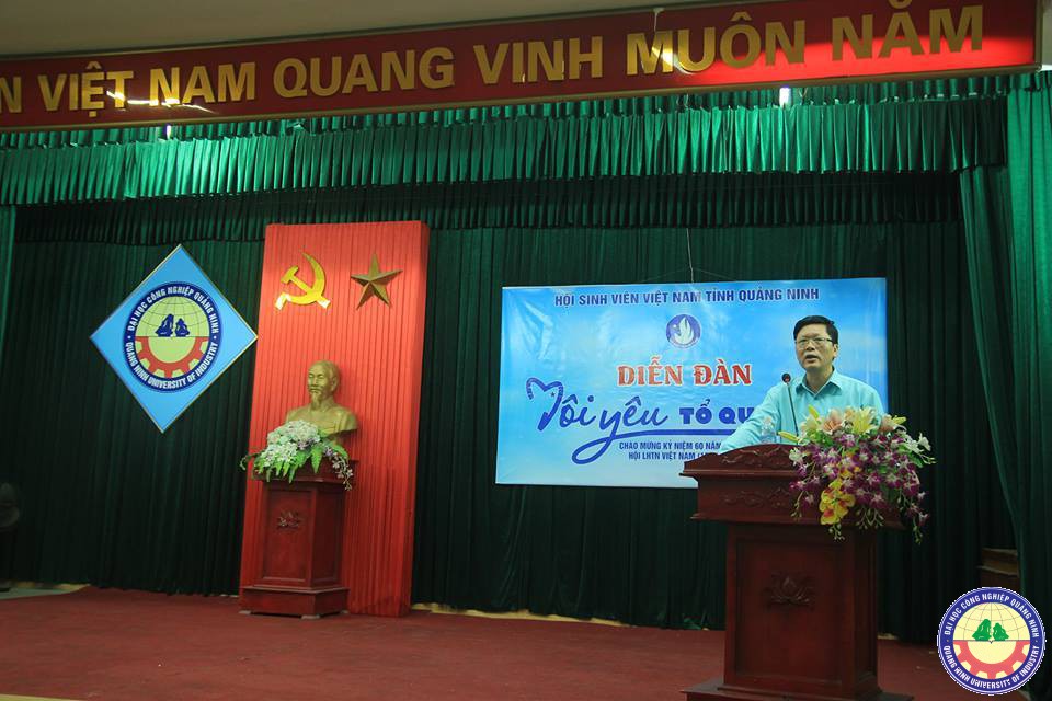 Diễn đàn “Tôi yêu tổ quốc tôi” tại trường ĐH Công nghiệp Quảng Ninh