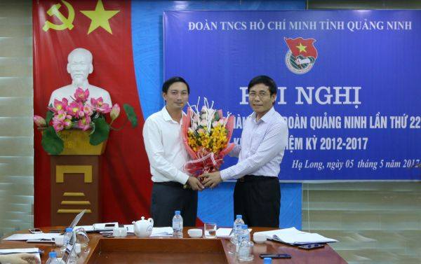 Đồng chí Lê Hùng Sơn được bầu giữ chức danh Bí thư Tỉnh Đoàn Quảng Ninh khóa X, nhiệm kỳ 2012 - 2017