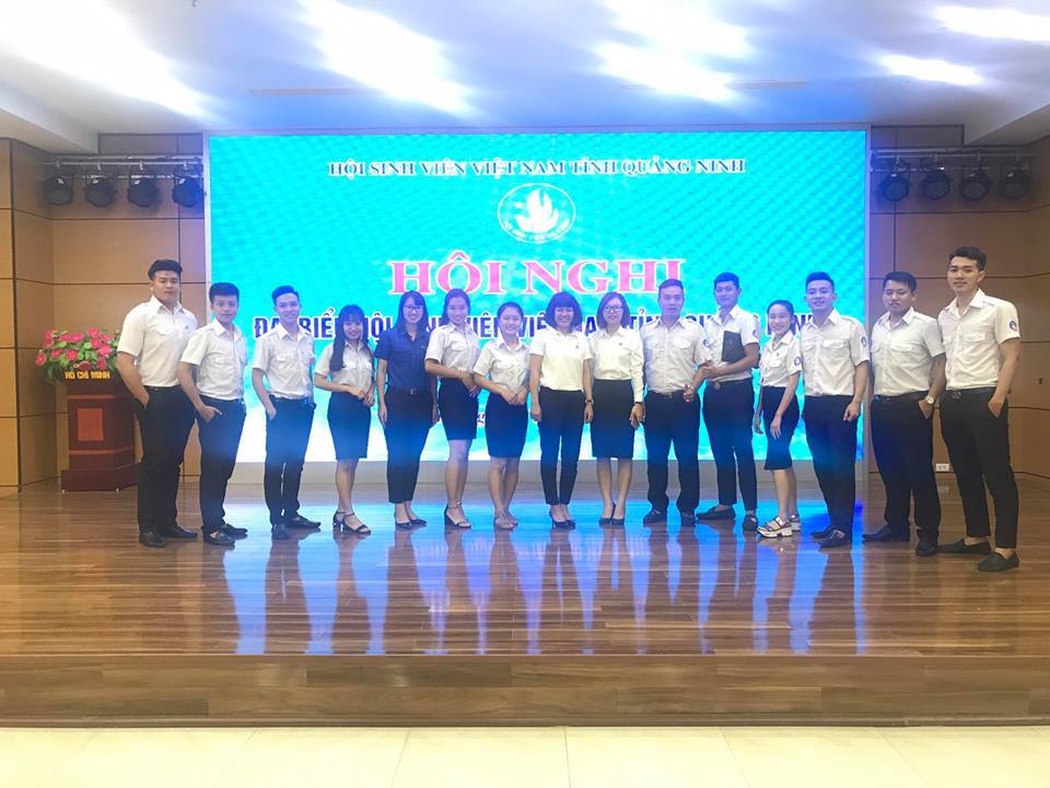 Đoàn đại biểu HSV trường ĐHCNQN tham gia Hội nghị Đại biểu hội sinh viên Việt Nam tỉnh Quảng Ninh