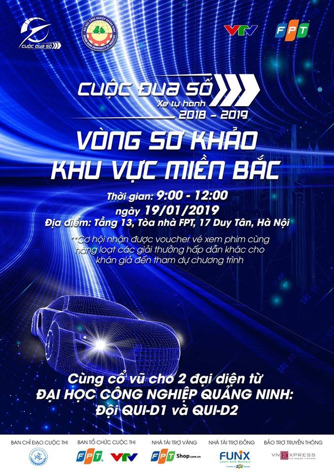 Sinh viên trường Đại học Công nghiệp Quảng Ninh tham gia cuộc đua số 2018-2019