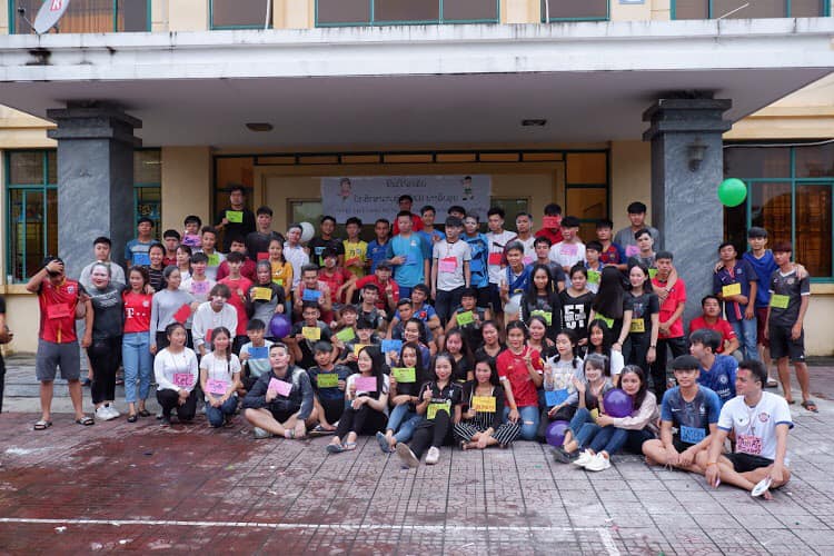 Hội sinh viên Lào tại Đại học Công nghiệp Quảng Ninh chào đón tân sinh viên Lào khóa mới