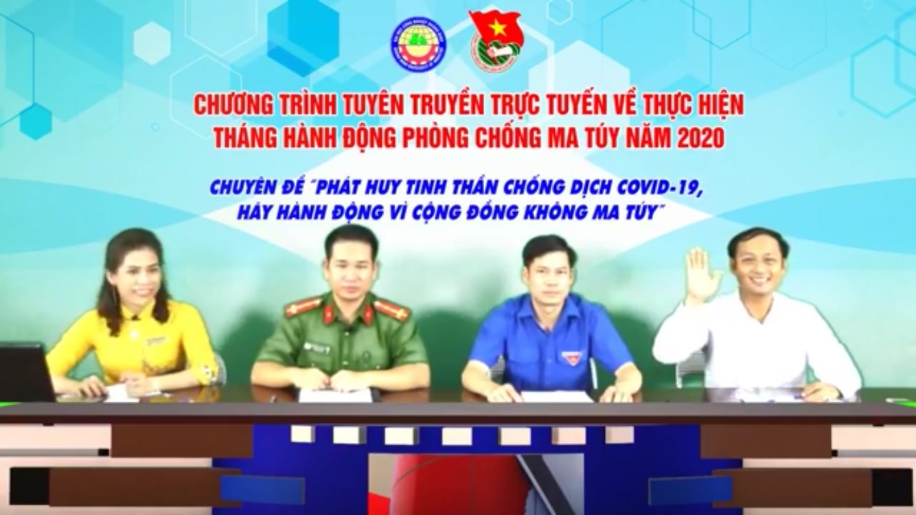 Tuyên truyền trực tuyến về phòng chống ma túy năm 2020