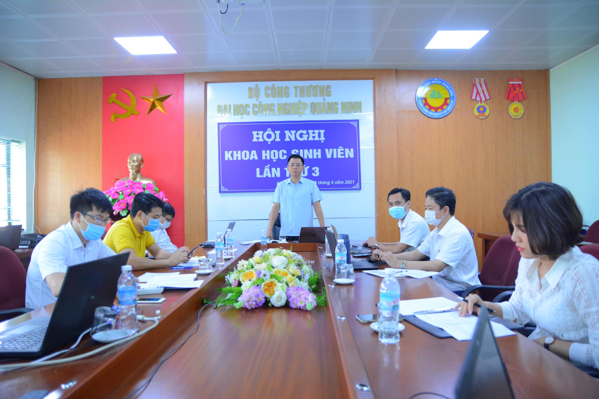 Hội nghị khoa học sinh viên trường Đại học Công nghiệp Quảng Ninh  năm 2021 thành công tốt đẹp