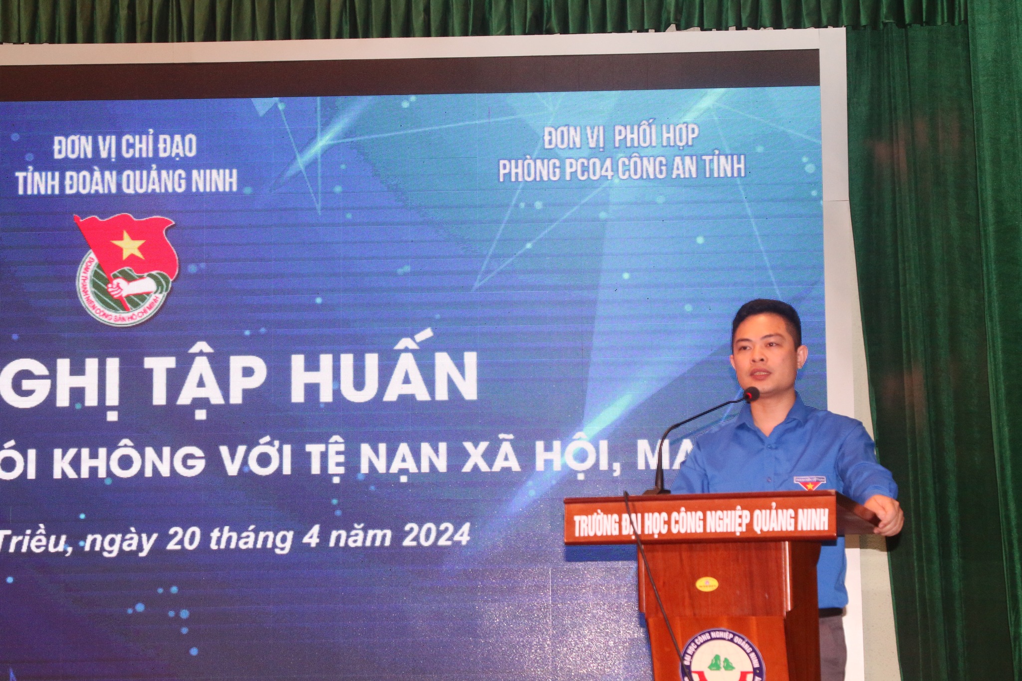 Hội nghị tập huấn - Chủ đề "Thanh niên nói không với tệ nạn xã hội, ma tuý”