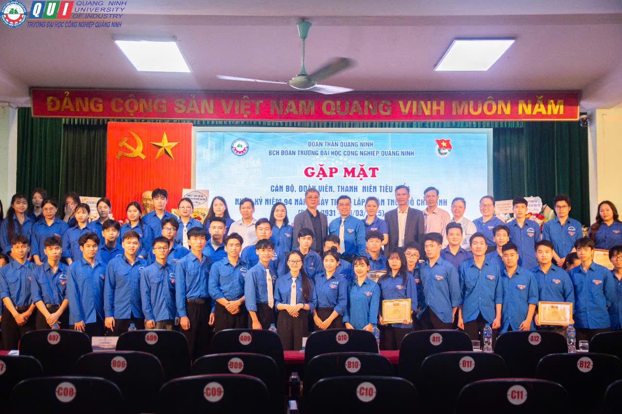 Tuổi trẻ Đại học Công nghiệp Quảng Ninh: Rực rỡ Tháng Thanh niên 2025, kỷ niệm 94 năm ngày thành lập Đoàn TNCS Hồ Chí Minh