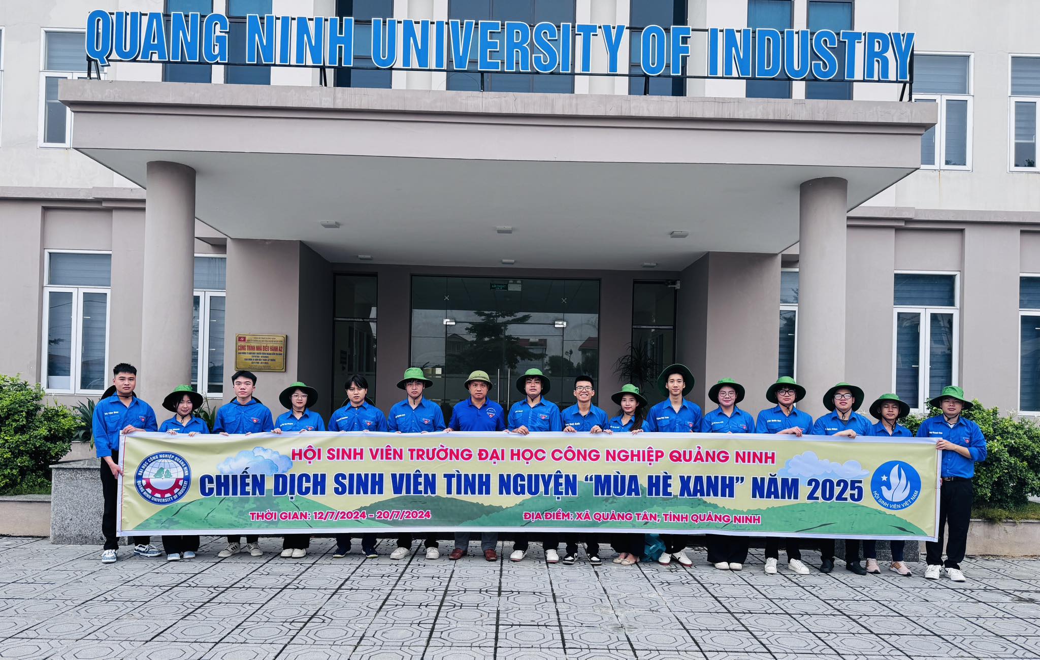 HÀNH TRÌNH XANH - TRÁI TIM HỒNG: Sinh viên Trường Đại học Công nghiệp Quảng Ninh hoàn thành xuất sắc chiến dịch tình nguyện tại xã Quảng Tân