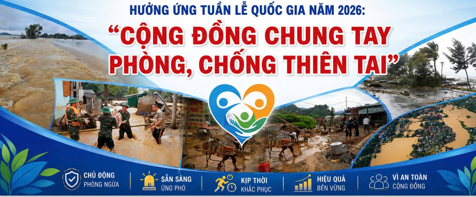 Hưởng ứng Tuần lễ phòng chống thiên tai năm 2026