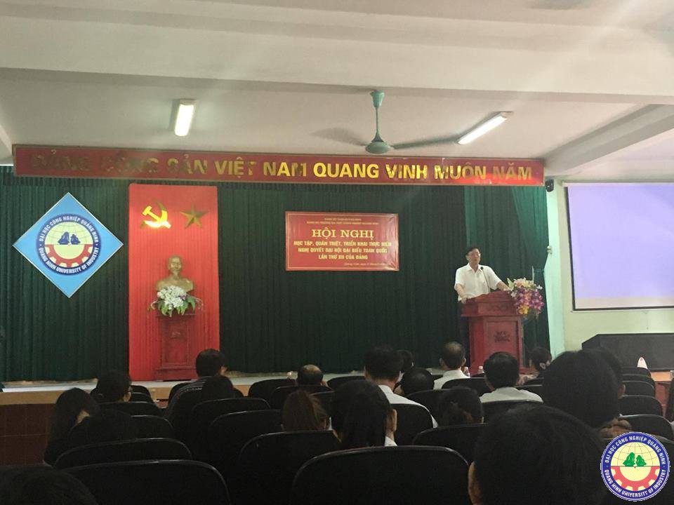 Hội nghị học tập, quán triệt, triển khai thực hiện Nghị quyết Đại hội đại biểu toàn quốc lần thứ XII của Đảng