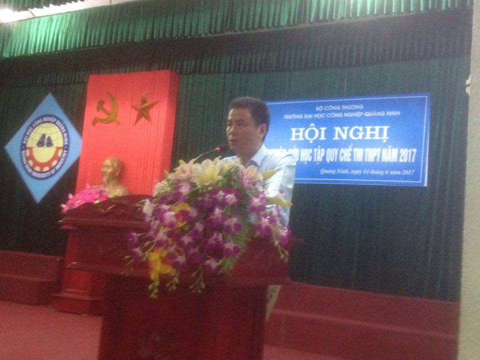 Trường ĐH Công nghiệp Quảng Ninh tổ chức Hội nghị quán triệt, giao nhiệm vụ tham gia phối hợp kỳ thi THPT Quốc gia năm 2017