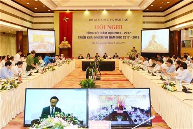 Hội nghị tổng kết năm học 2016-2017, triển khai nhiệm vụ năm học 2017-2018 của ngành Giáo dục