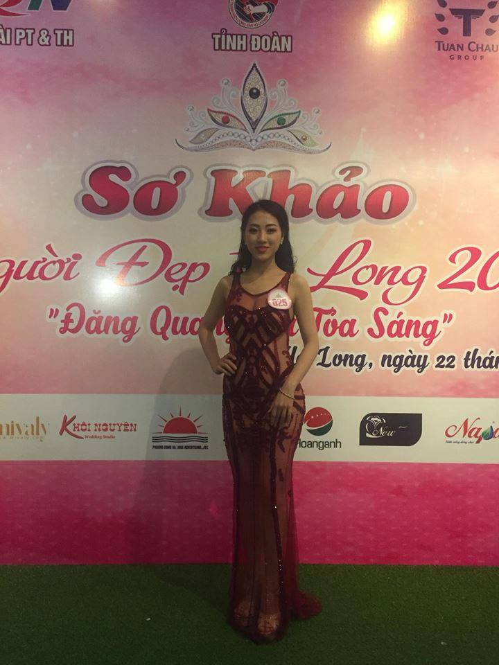 Nữ sinh Đại học Công nghiệp Quảng Ninh bước tiếp vào vòng chung kết Người đẹp Hạ Long năm 2018