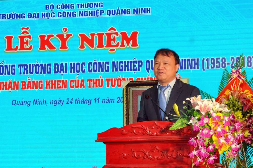 Thứ trưởng Bộ Công thương Đỗ Thắng Hải phát biểu tại Lễ kỷ niệm