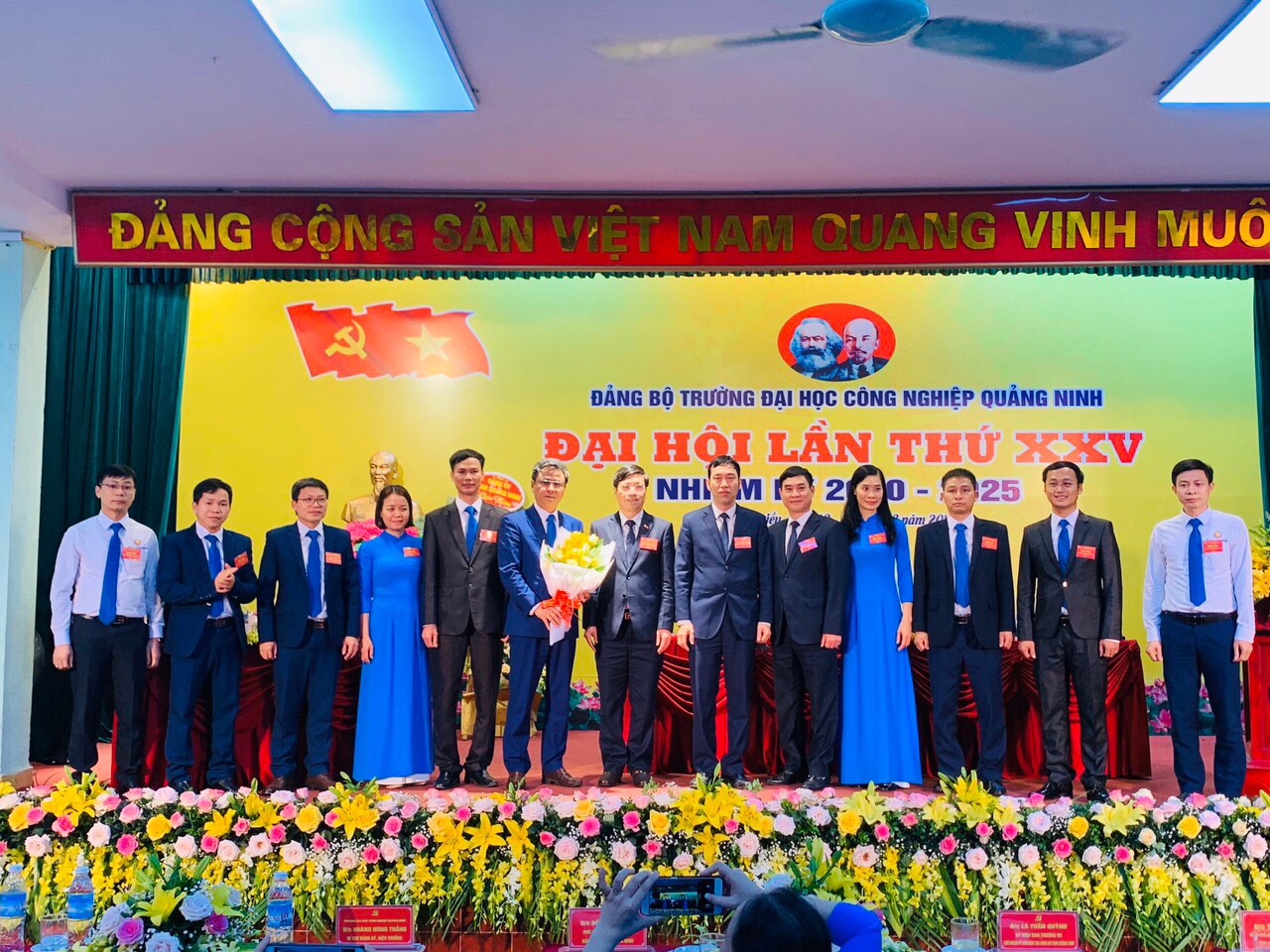 Đại hội lần thứ XXV, nhiệm kỳ 2020 - 2025 Đảng bộ trường Đại học Công nghiệp Quảng Ninh thành công tốt đẹp