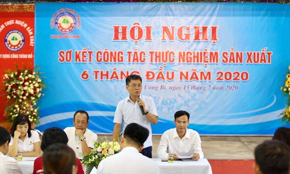 Trường Đại học Công nghiệp Quảng Ninh tổ chức Hội nghị sơ kết hoạt động sản xuất, dịch vụ 6 tháng đầu năm và triển khai phương hướng, nhiệm vụ 6 tháng cuối năm 2020