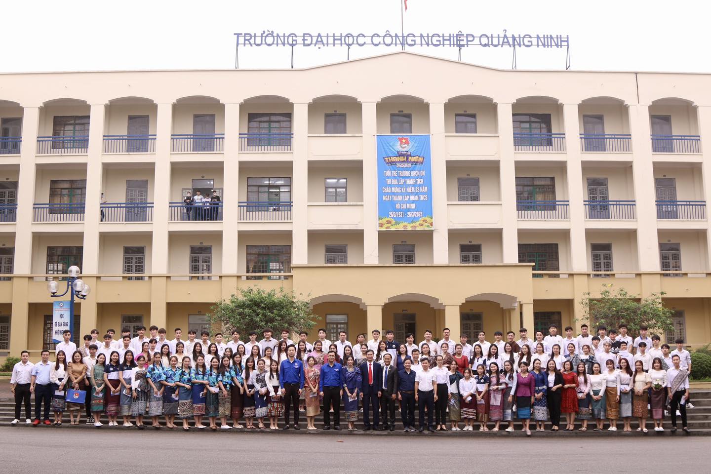 Đào tạo cho sinh viên Lào luôn được triển khai tốt  tại trường Đại học Công nghiệp Quảng Ninh