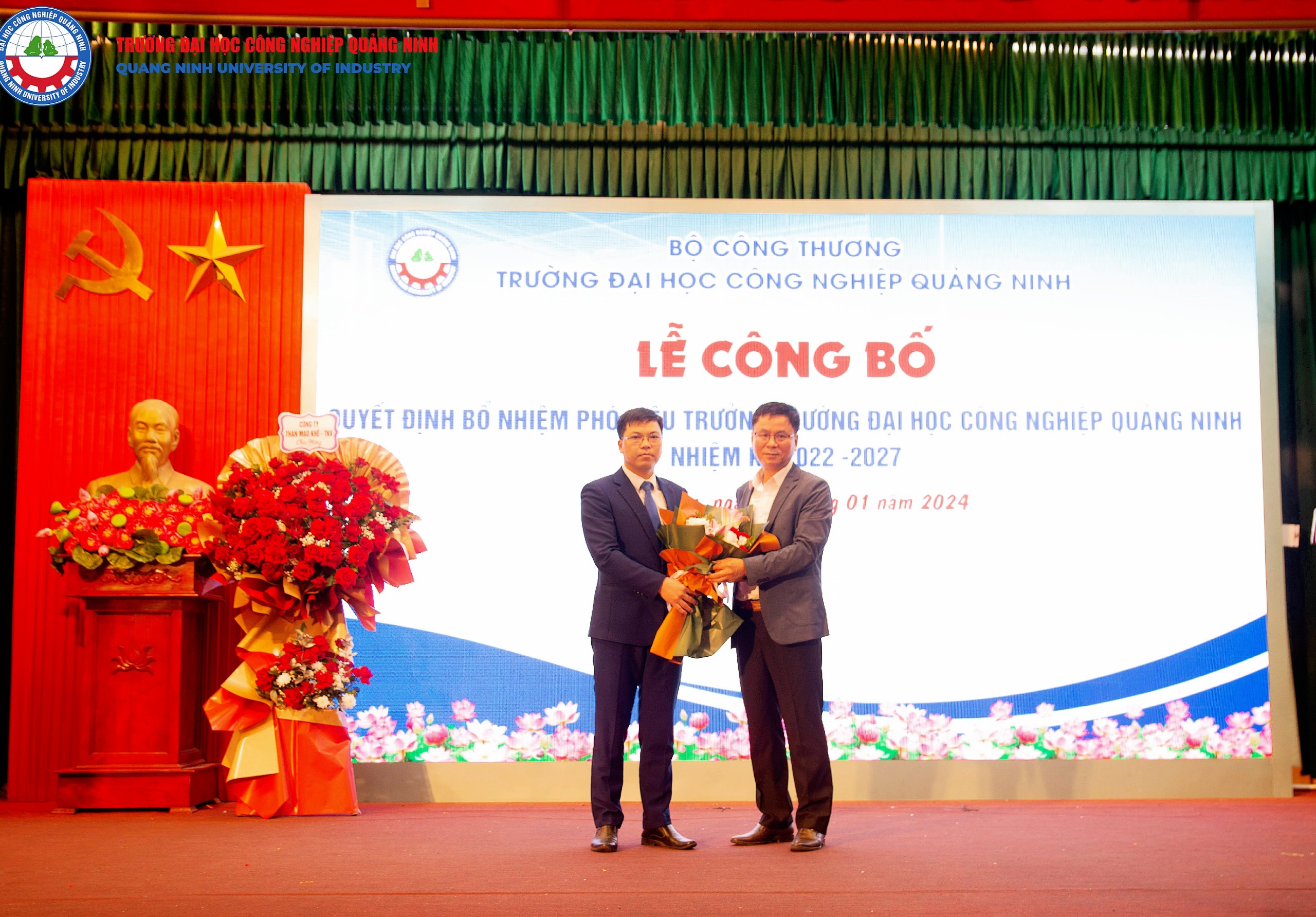 Trường Đại học Công nghiệp Quảng Ninh bổ nhiệm chức danh Phó Hiệu trưởng