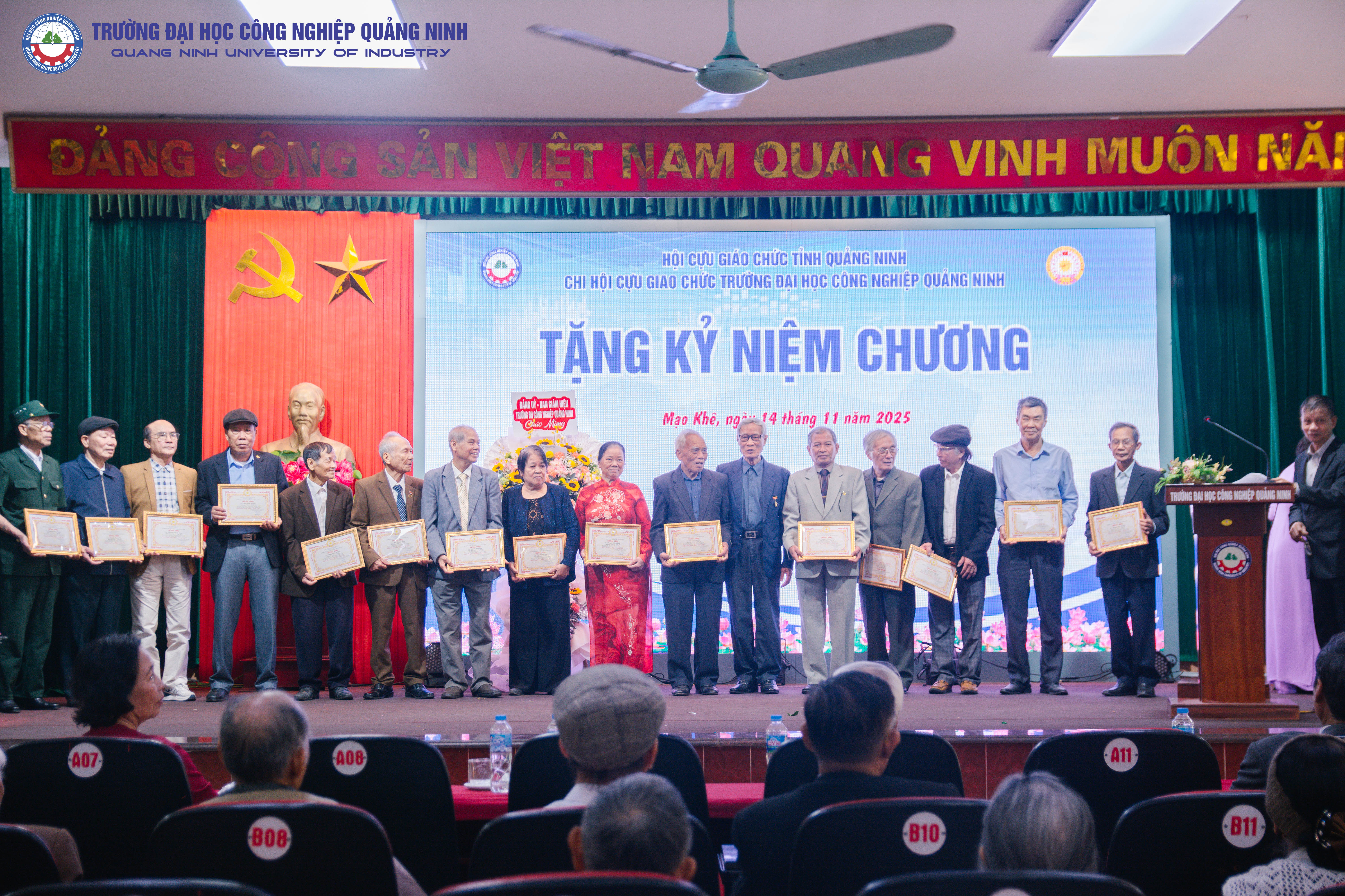 Chi hội cựu Giáo chức Trường Đại học Công nghiệp Quảng Ninh tổ chức Hội nghị tổng kết công tác năm 2025, triển khai nhiệm vụ năm 2026