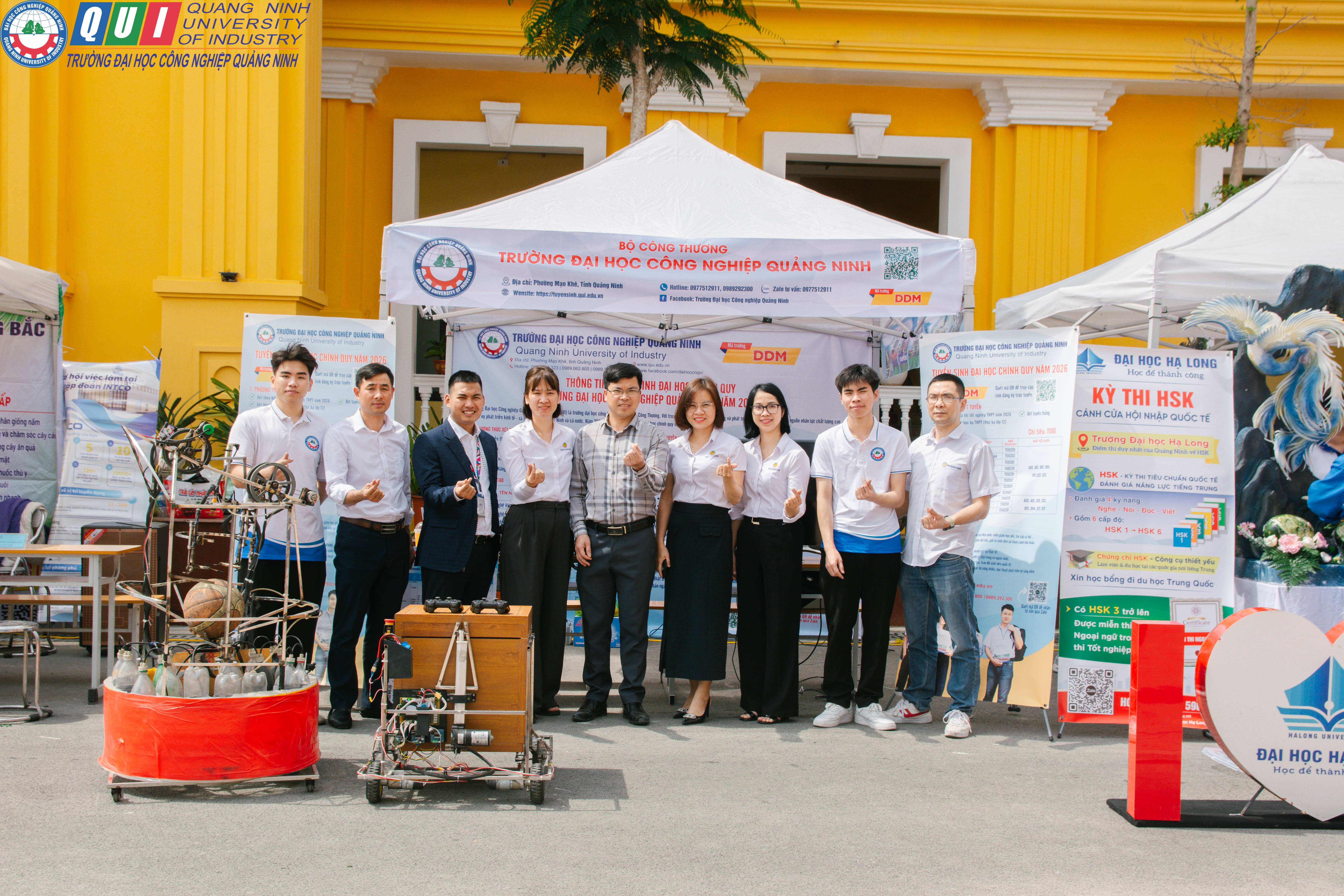 Trường Đại học Công nghiệp Quảng Ninh tham gia Ngày hội tư vấn tuyển sinh giáo dục nghề nghiệp năm 2026