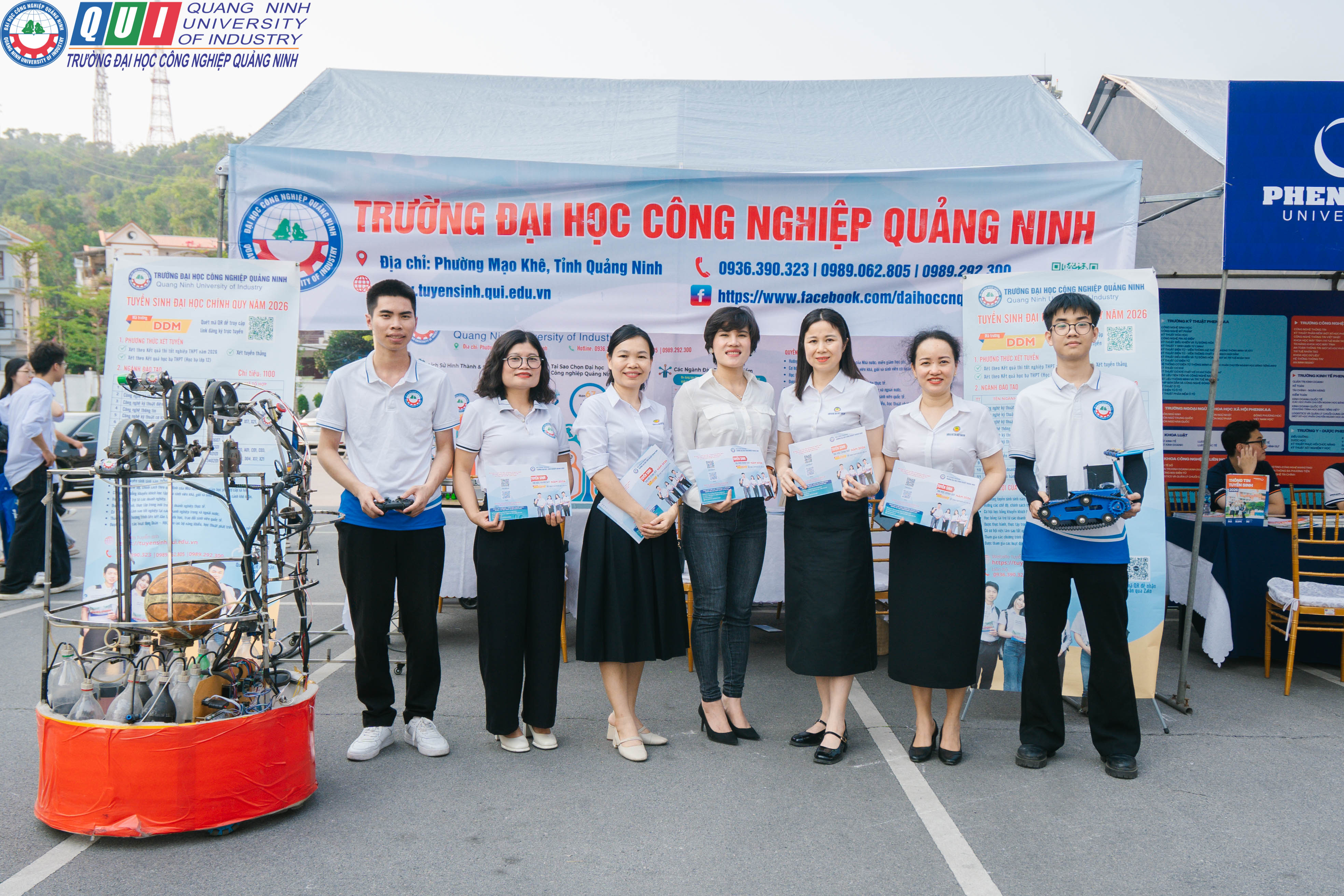 Trường Đại học Công nghiệp Quảng Ninh tham gia Ngày hội tư vấn tuyển sinh giáo dục nghề nghiệp năm 2026 do Tỉnh Đoàn Quảng Ninh tổ chức