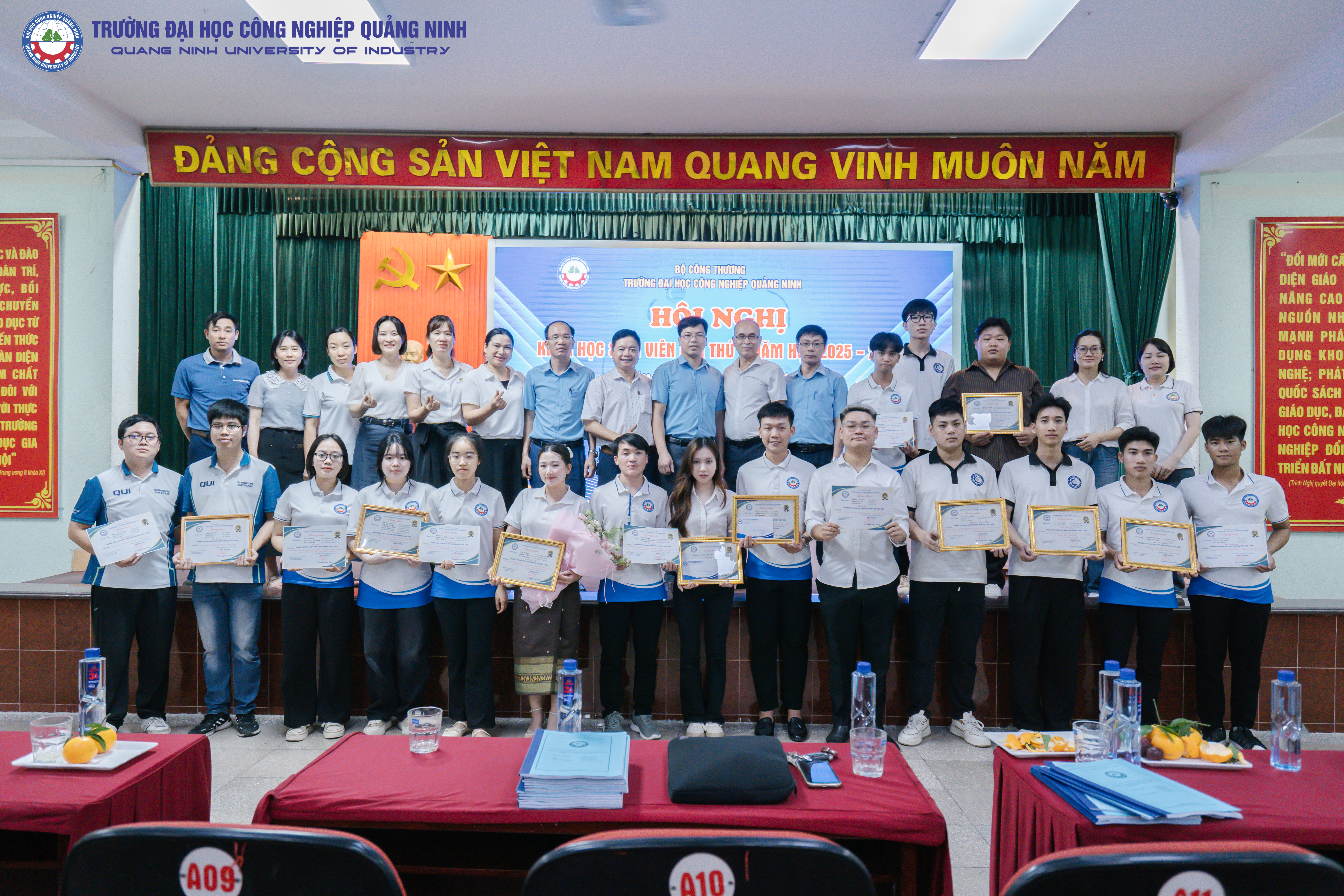 Trường Đại học Công nghiệp Quảng Ninh tổ chức thành công Hội nghị Khoa học Sinh viên cấp trường lần thứ VIII