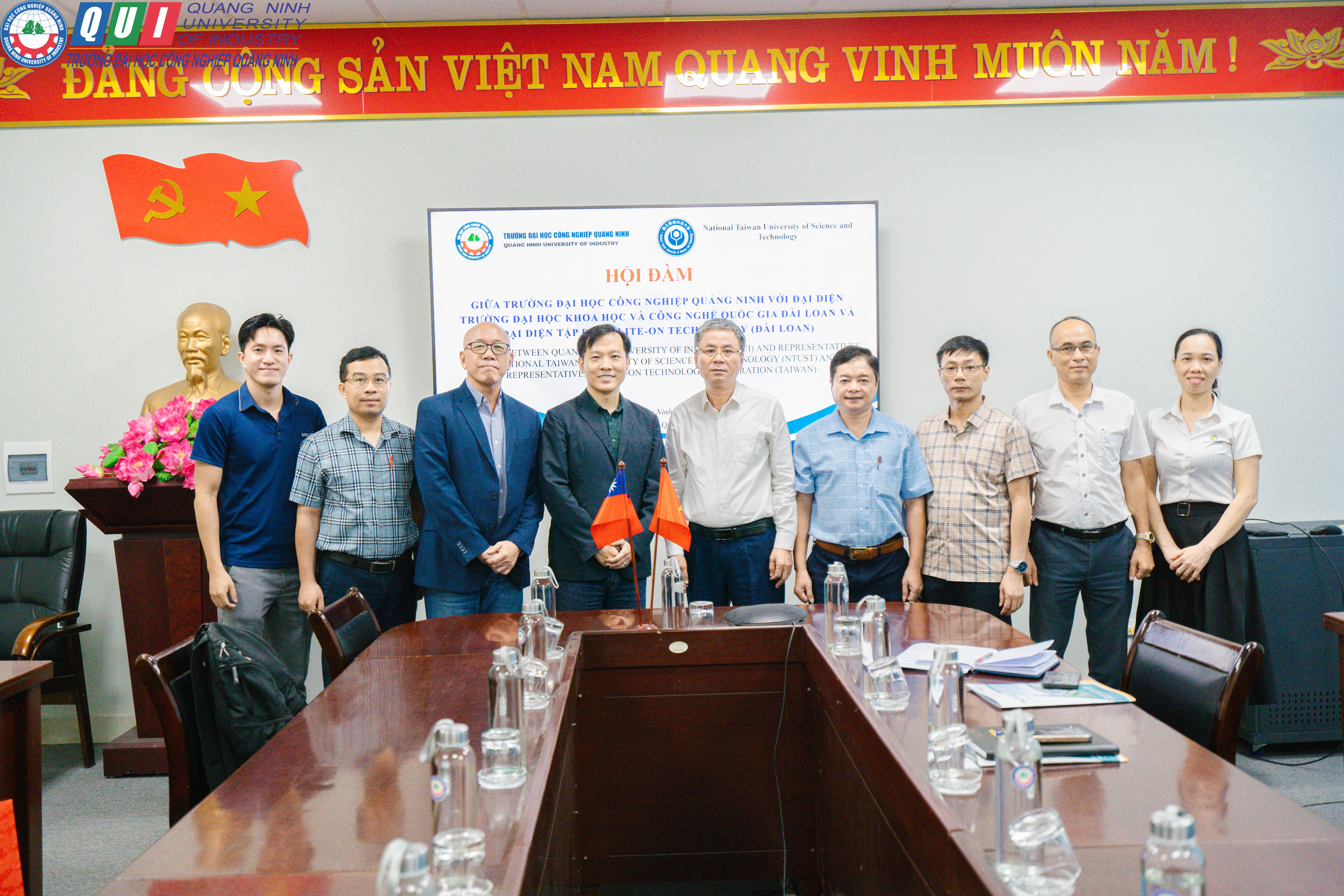 Trường Đại học Công nghiệp Quảng Ninh tăng cường hợp tác quốc tế với Chương trình INTENSE và Tập đoàn Lite-On Technology (Đài Loan)