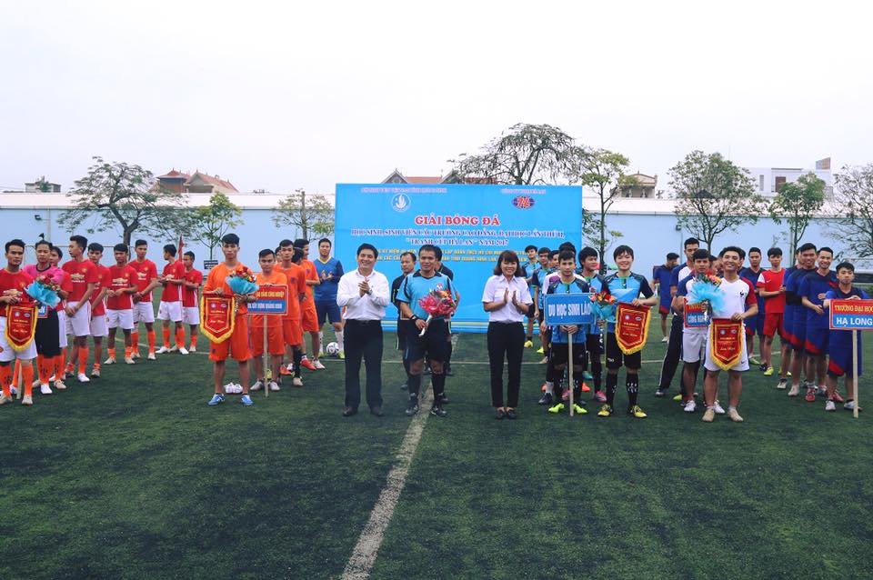 Đội tuyển Trường vô địch "Giải bóng đá Tỉnh Quảng Ninh 2017"