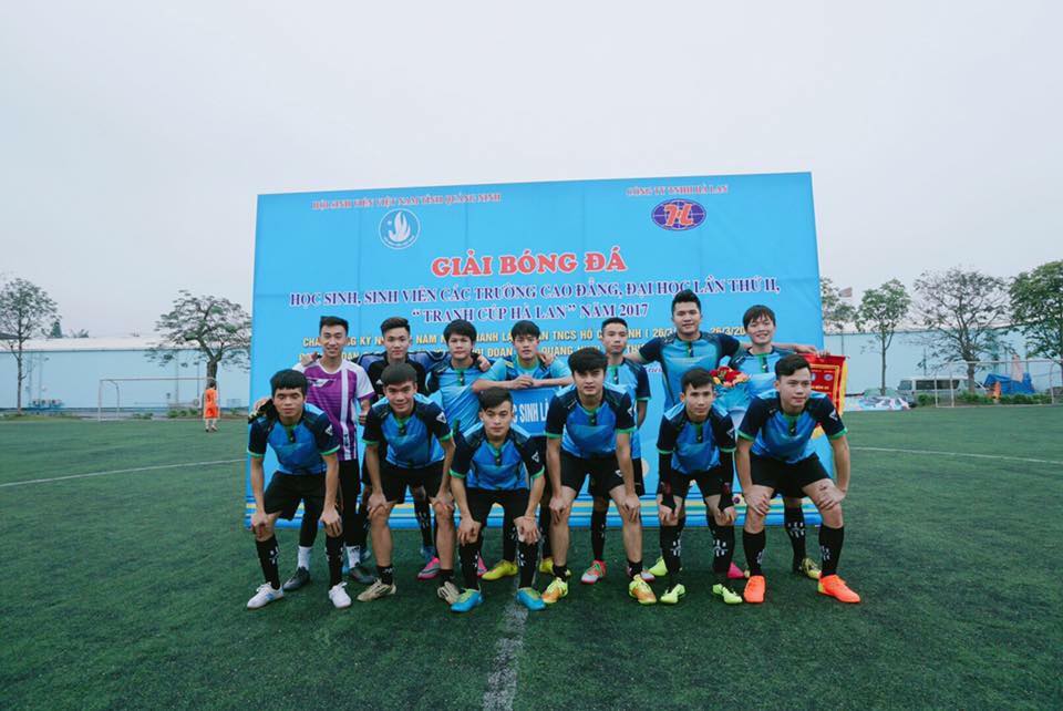 Đội tuyển Trường vô địch "Giải bóng đá Tỉnh Quảng Ninh 2017"