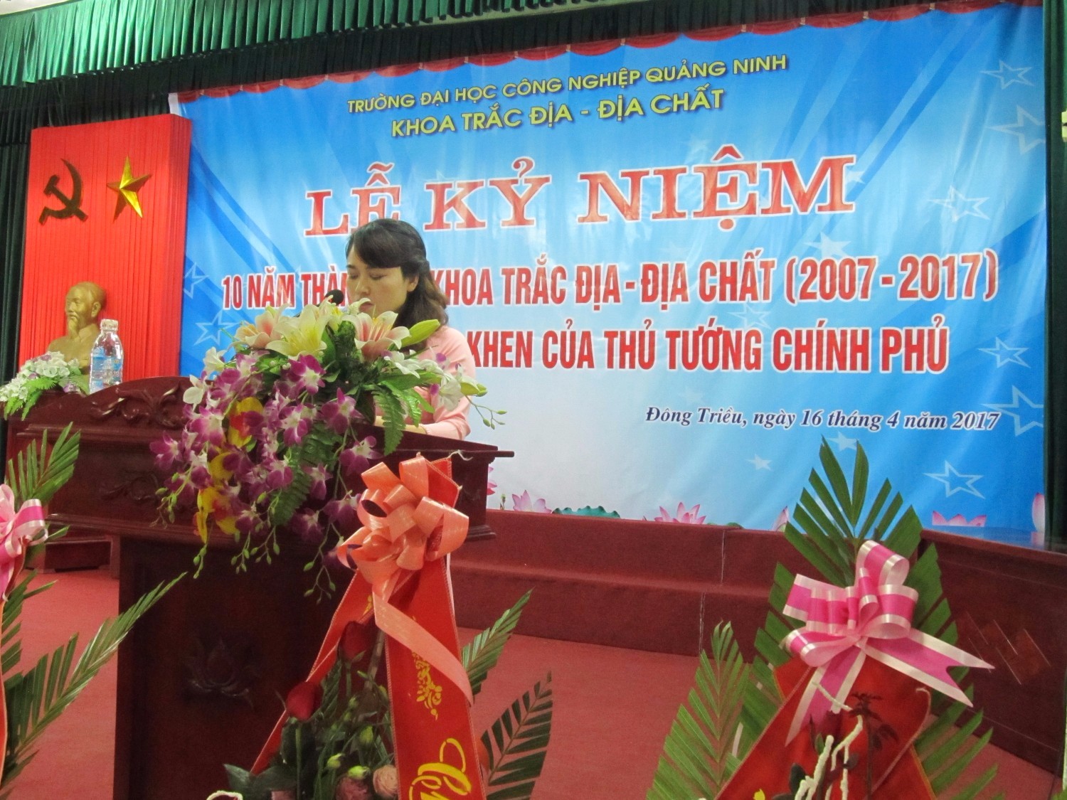 Lễ kỷ niệm 10 năm thành lập khoa Trắc Địa - Địa Chất