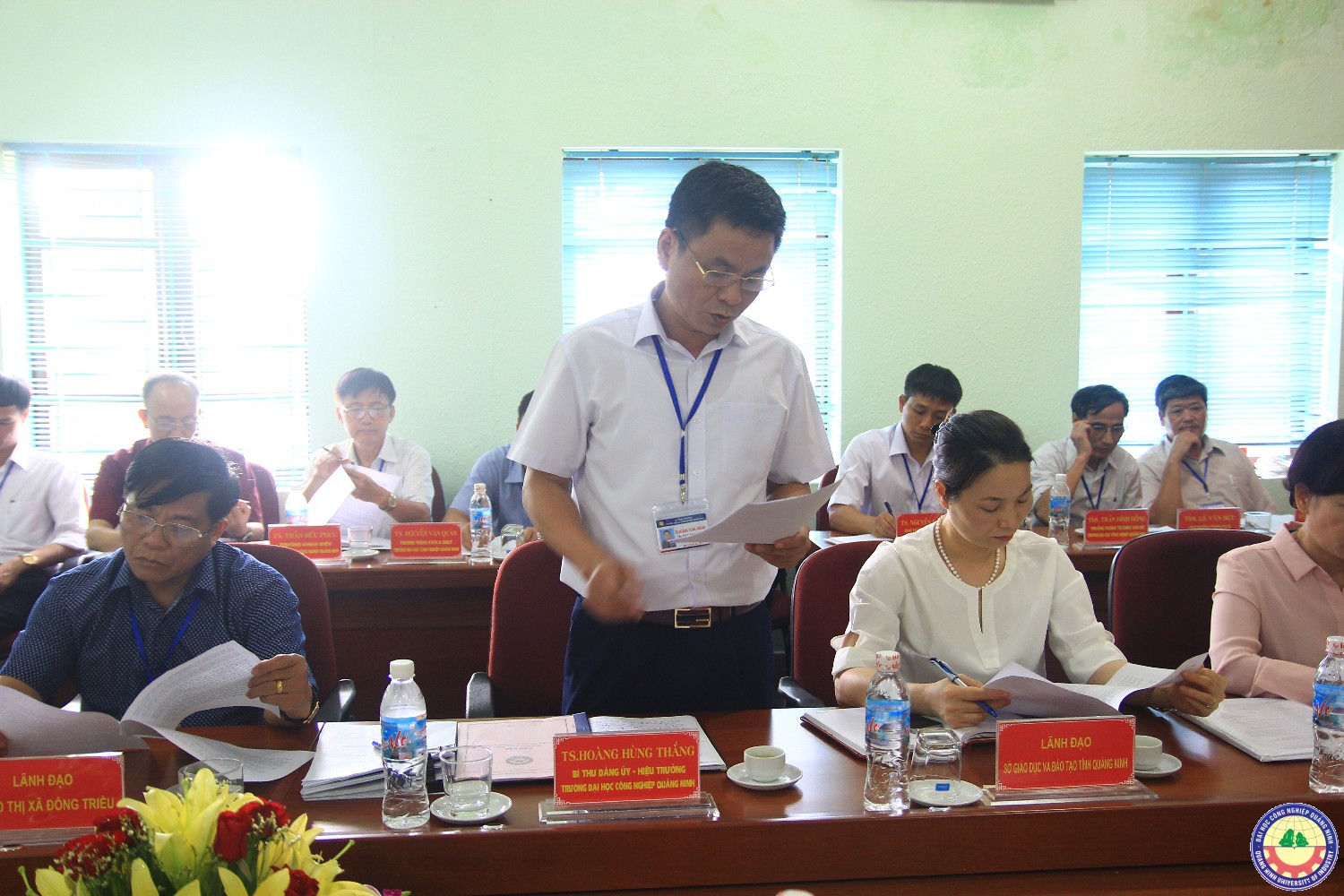 Đoàn giám sát của Uỷ ban Giáo dục TTN-NĐ về làm việc tại trường ĐHCNQN