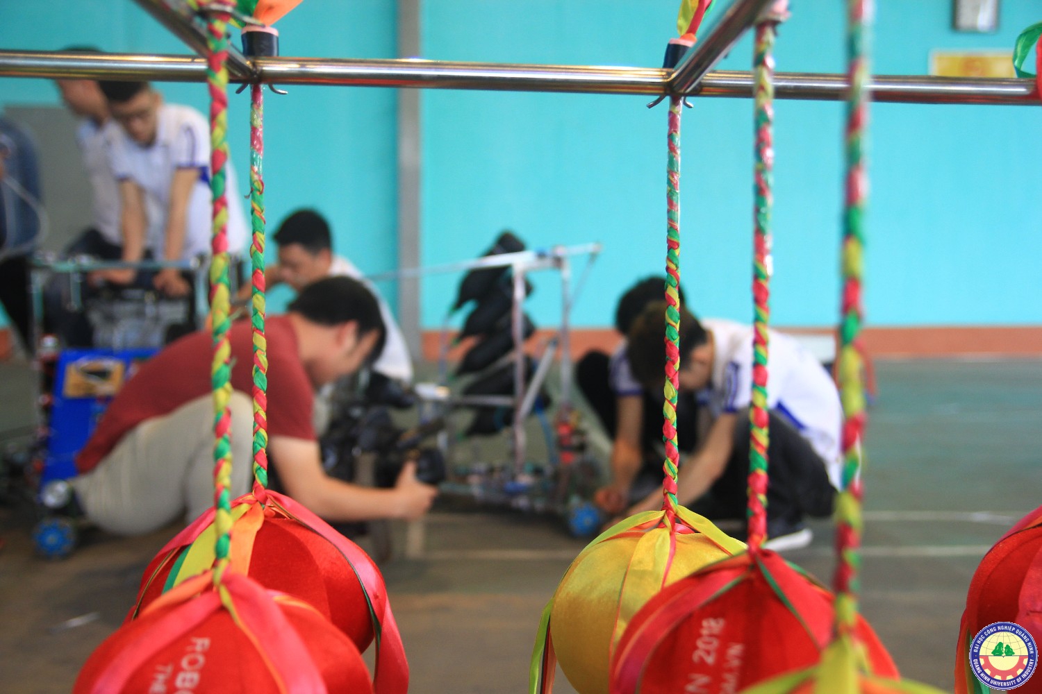 VTV 2 tác nghiệp về đội Robocon Q.U.I 2018