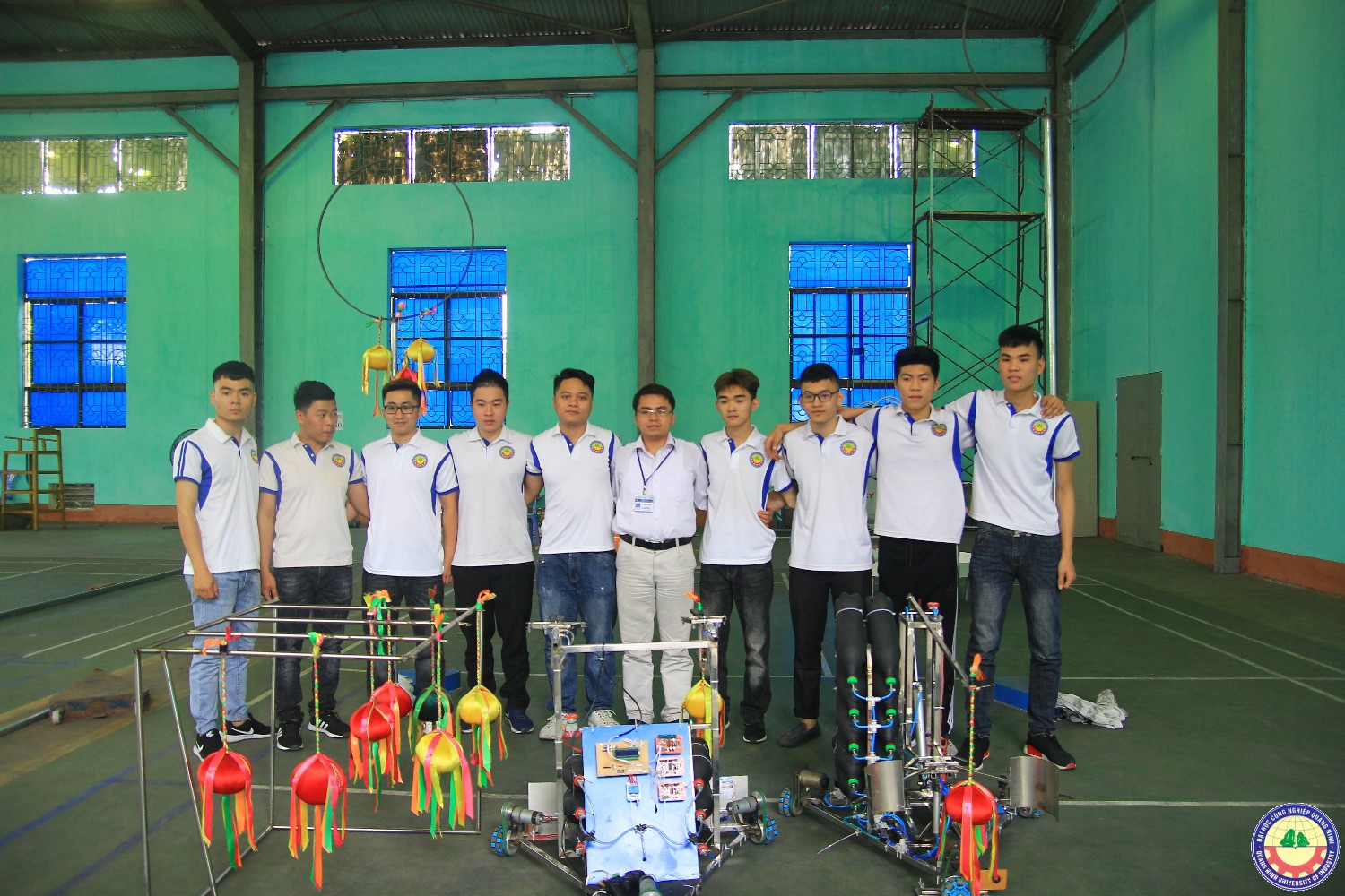 VTV 2 tác nghiệp về đội Robocon Q.U.I 2018