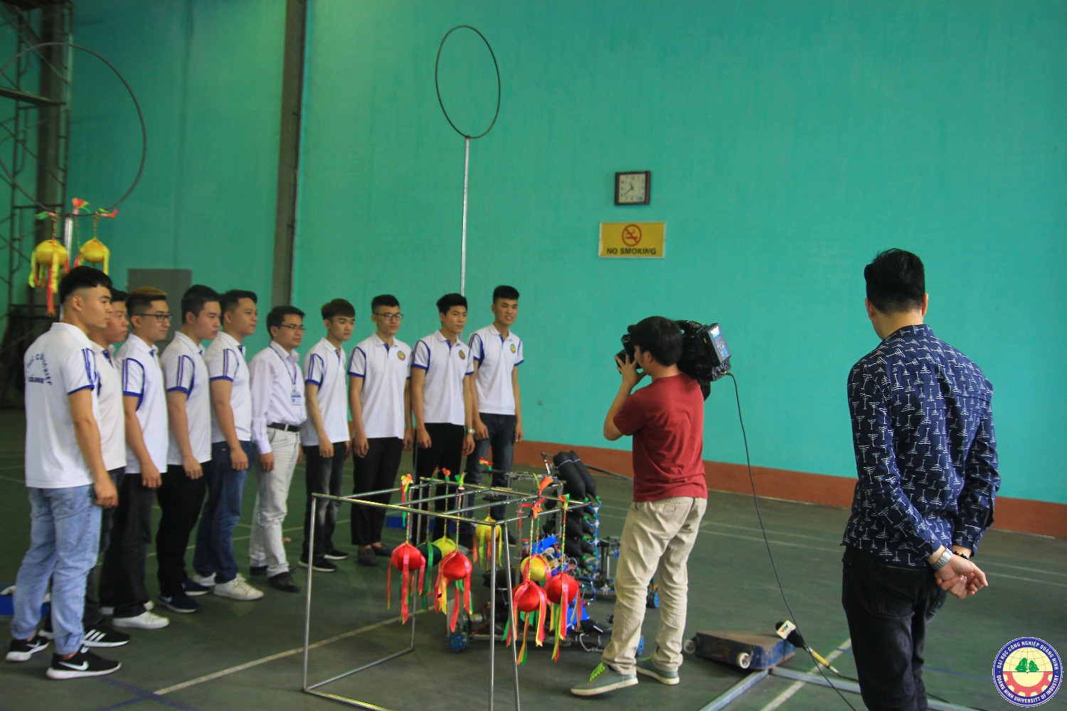 VTV 2 tác nghiệp về đội Robocon Q.U.I 2018