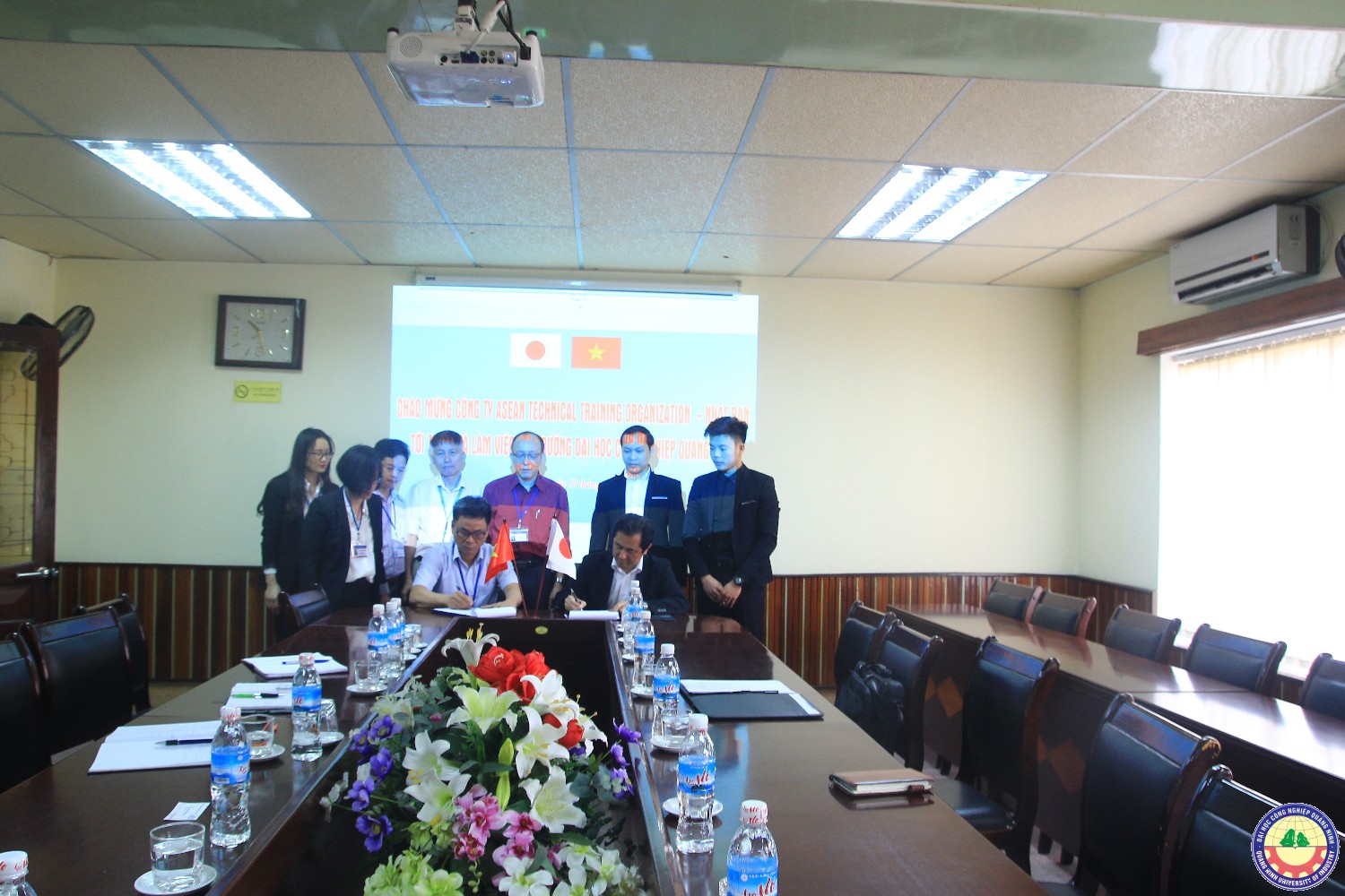 Công ty Asean Nhật Bản tới thăm và làm việc với nhà trường