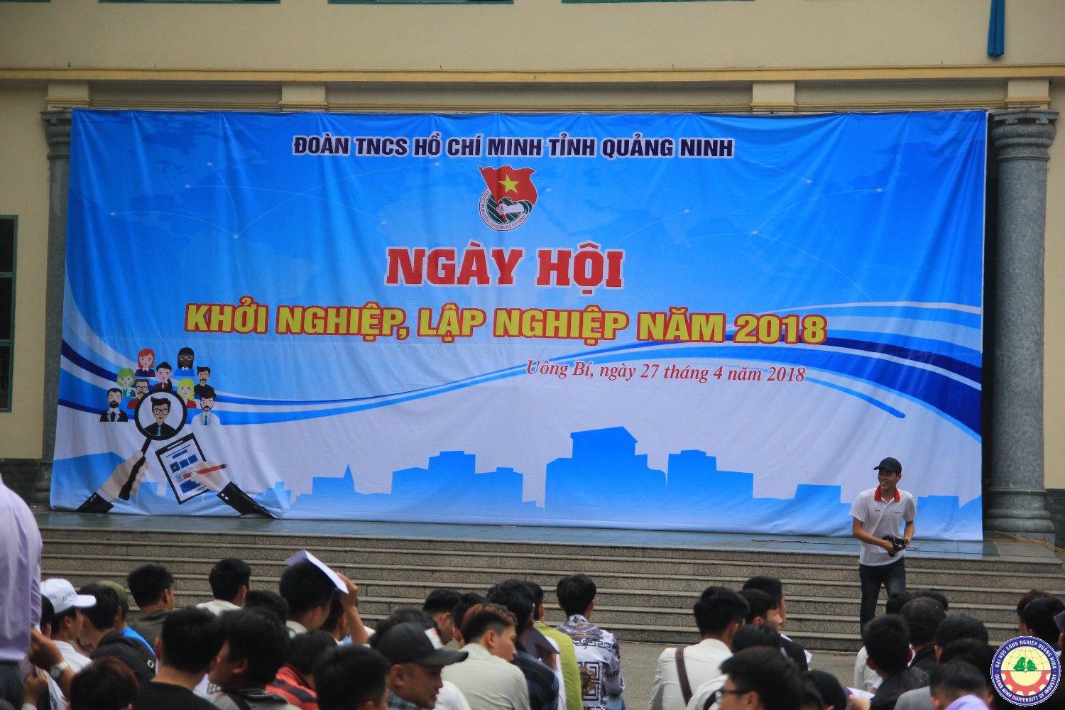 Sinh viên trường tham gia ngày Hội Khởi nghiệp, lập nghiệp 2018
