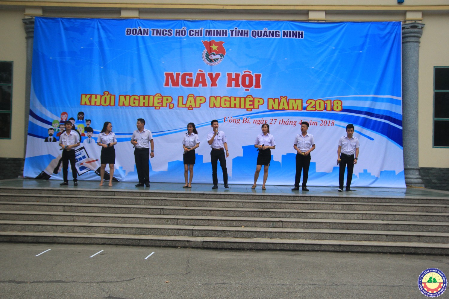 Sinh viên trường tham gia ngày Hội Khởi nghiệp, lập nghiệp 2018