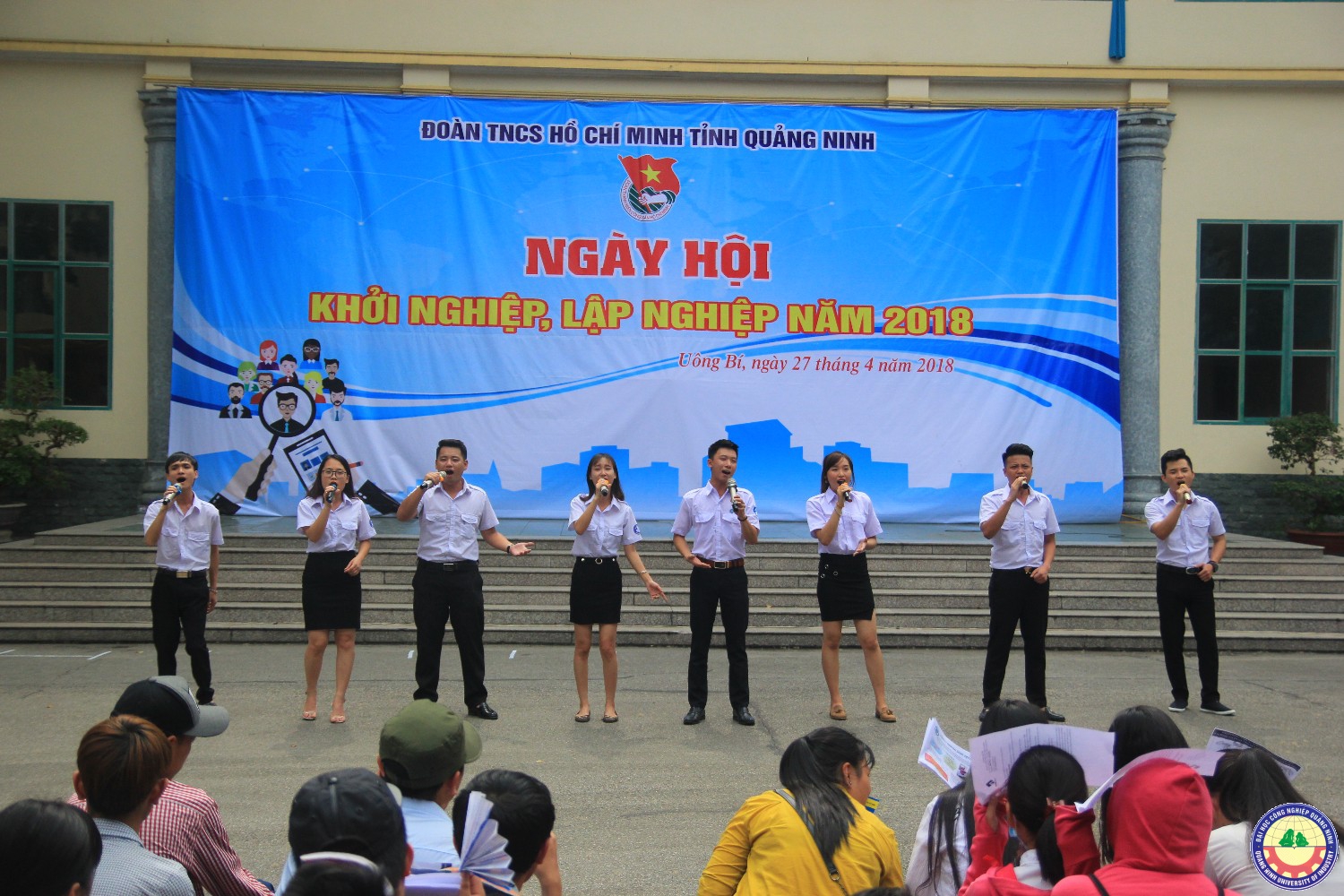Sinh viên trường tham gia ngày Hội Khởi nghiệp, lập nghiệp 2018