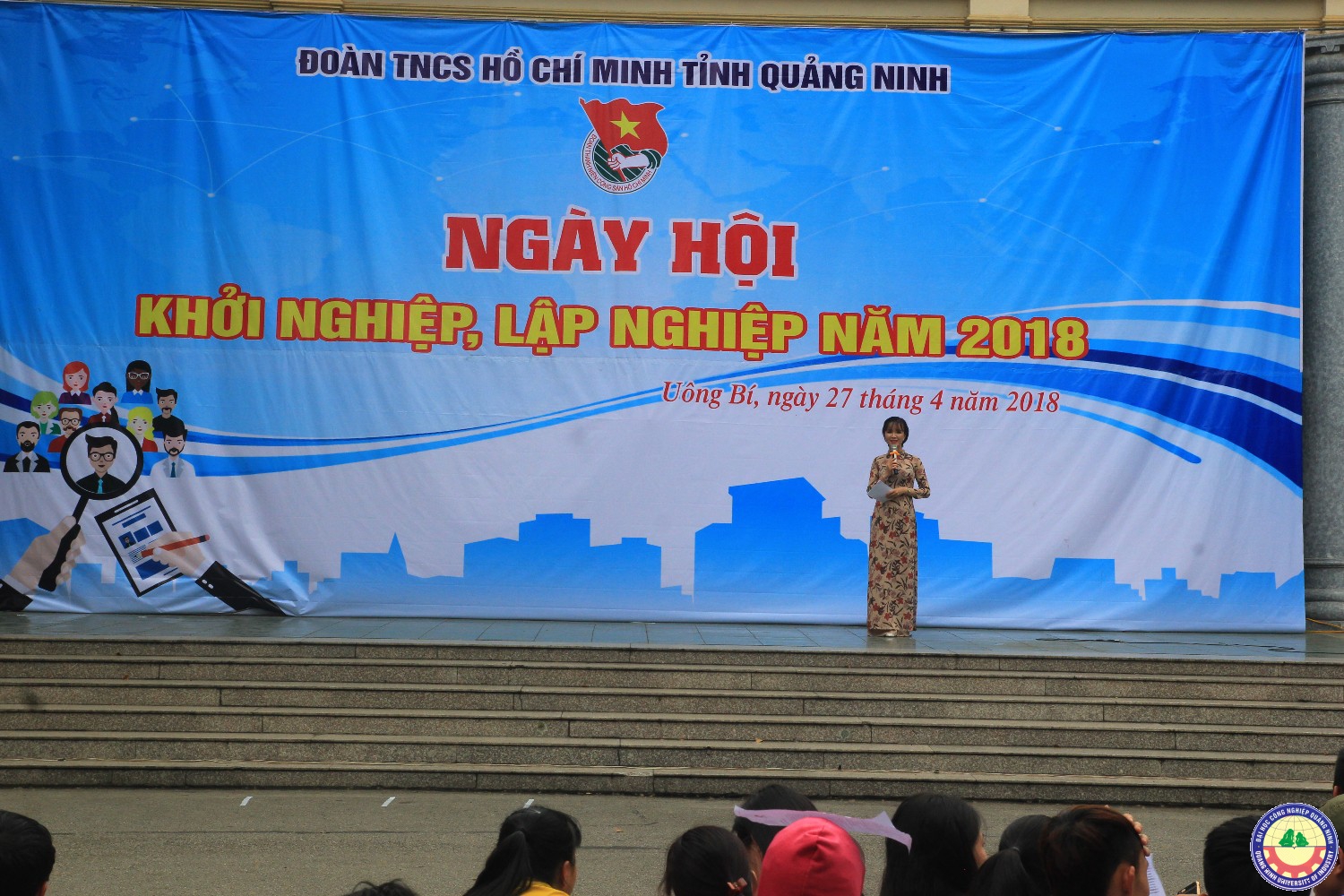 Sinh viên trường tham gia ngày Hội Khởi nghiệp, lập nghiệp 2018