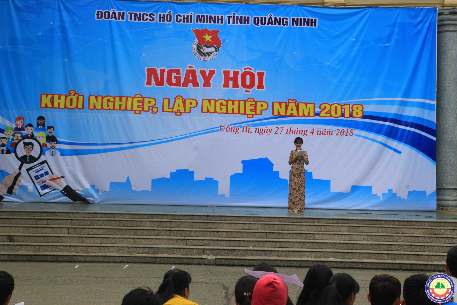 Sinh viên trường tham gia ngày Hội Khởi nghiệp, lập nghiệp 2018