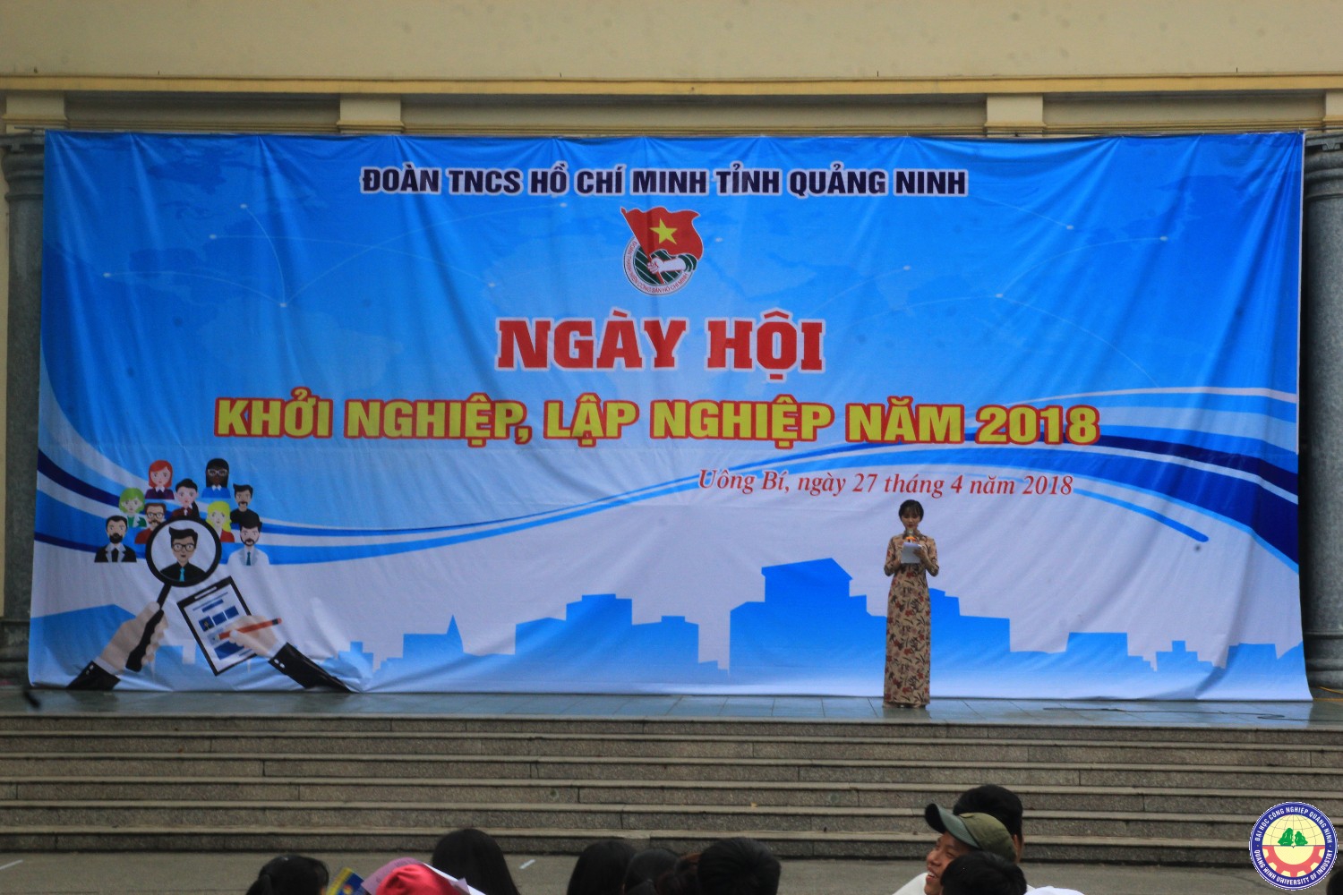 Sinh viên trường tham gia ngày Hội Khởi nghiệp, lập nghiệp 2018