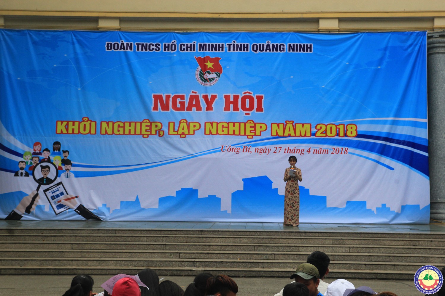 Sinh viên trường tham gia ngày Hội Khởi nghiệp, lập nghiệp 2018