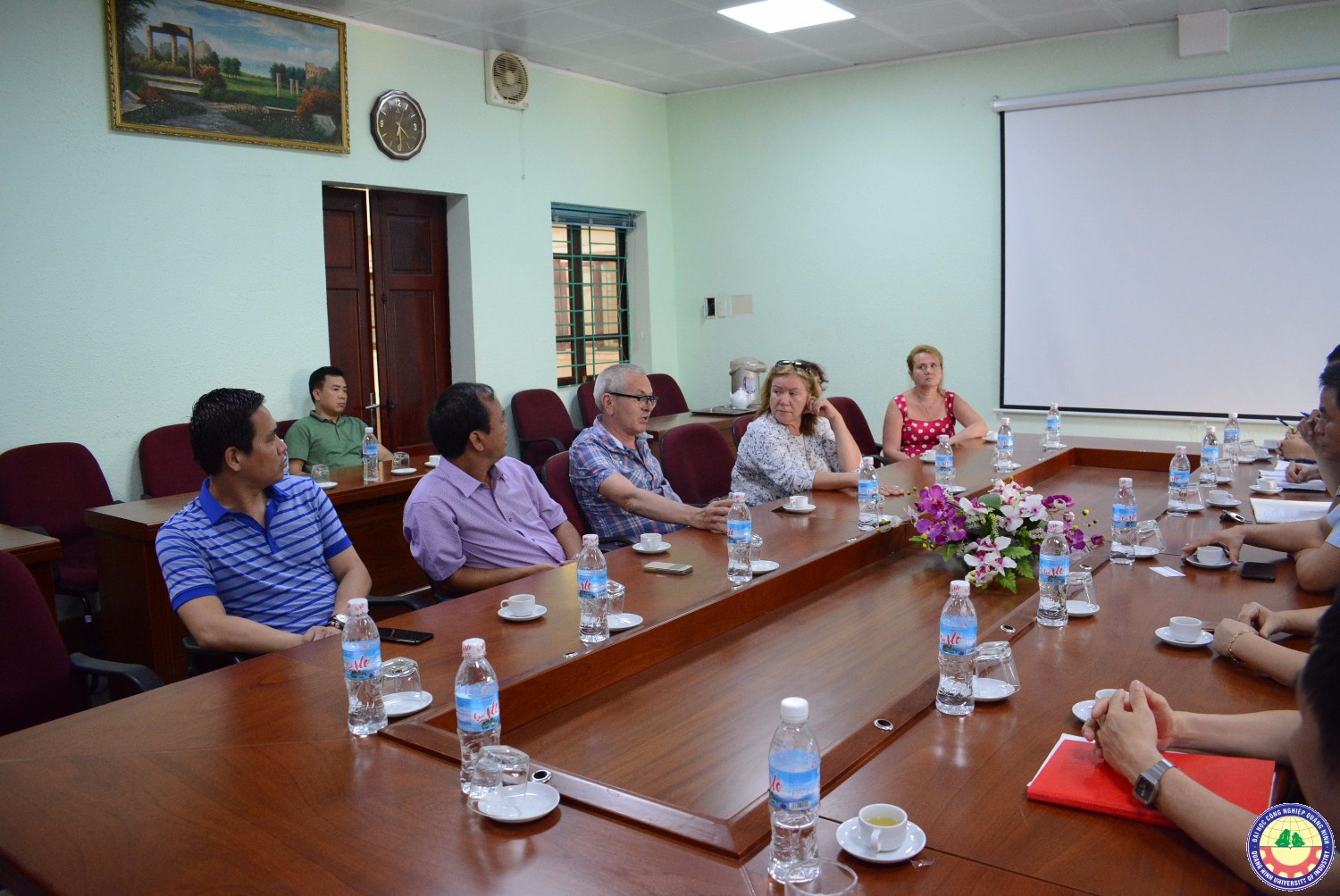 Trường Đại học Công nghiệp Quảng Ninh làm việc với đoàn đại biểu nước Nga