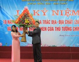 Lễ kỷ niệm 10 năm thành lập khoa Trắc Địa - Địa Chất
