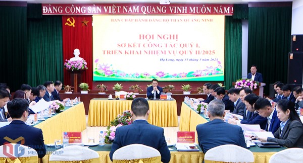 Tham dự Hội nghị sơ kết công tác quý I, triển khai nhiệm vụ quý II/2025 của Đảng bộ Than Quảng Ninh