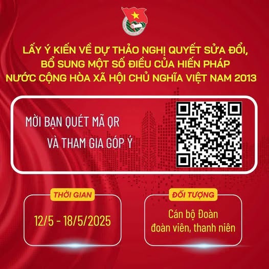Thực hiện lấy ý kiến thanh niên về dự thảo sửa đổi, bổ sung Hiến pháp năm 2013